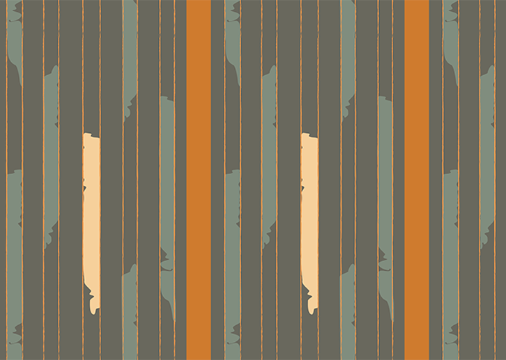 Afro Ikat - Gray - Sample