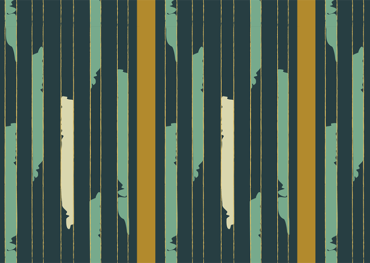 Afro Ikat - Ochre - Sample