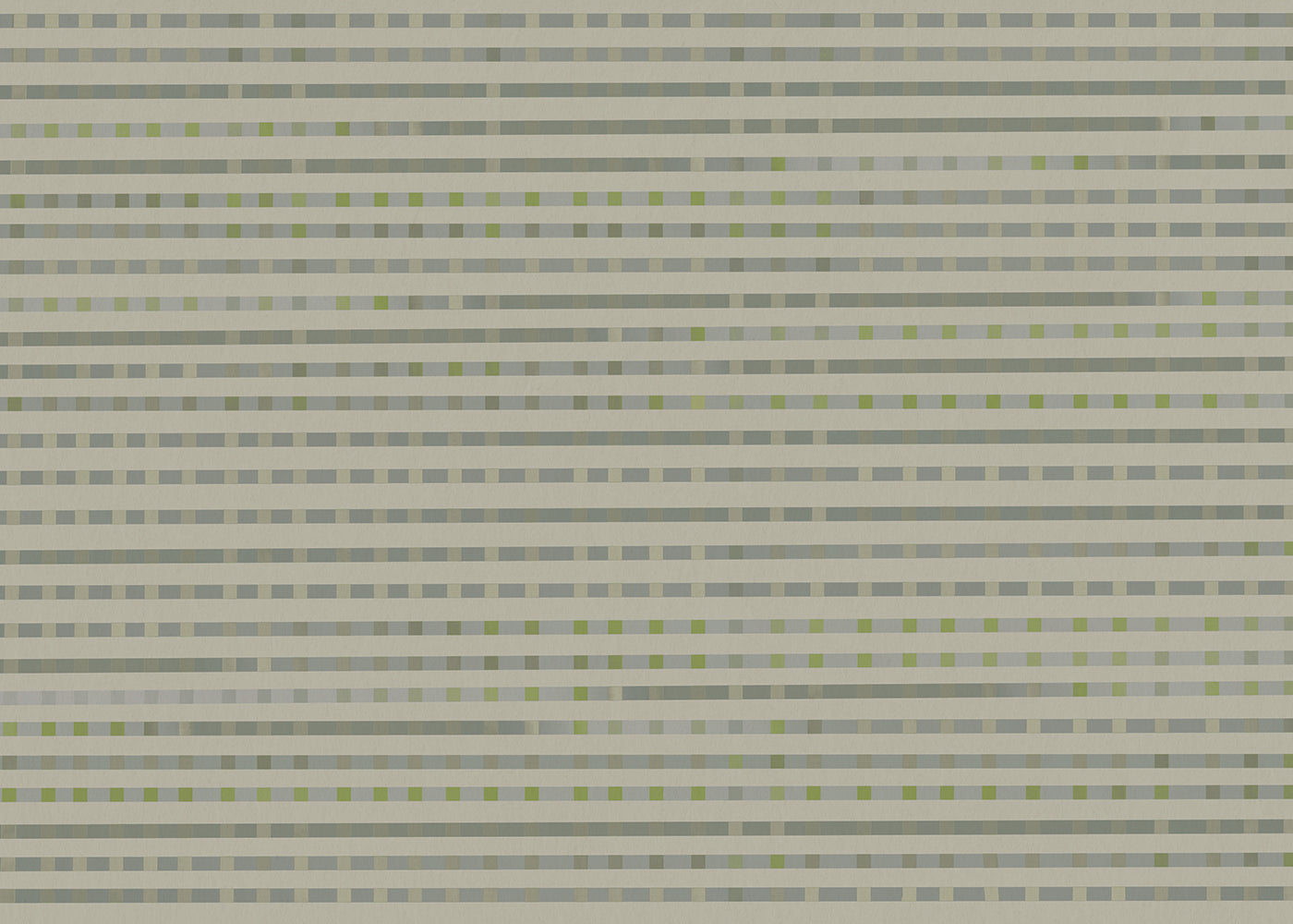 Stripe Checks Mural - Greenware Grigio - Sample