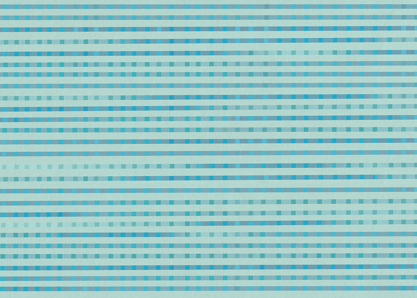 Stripe Checks Mural - Sky Aqua - Sample