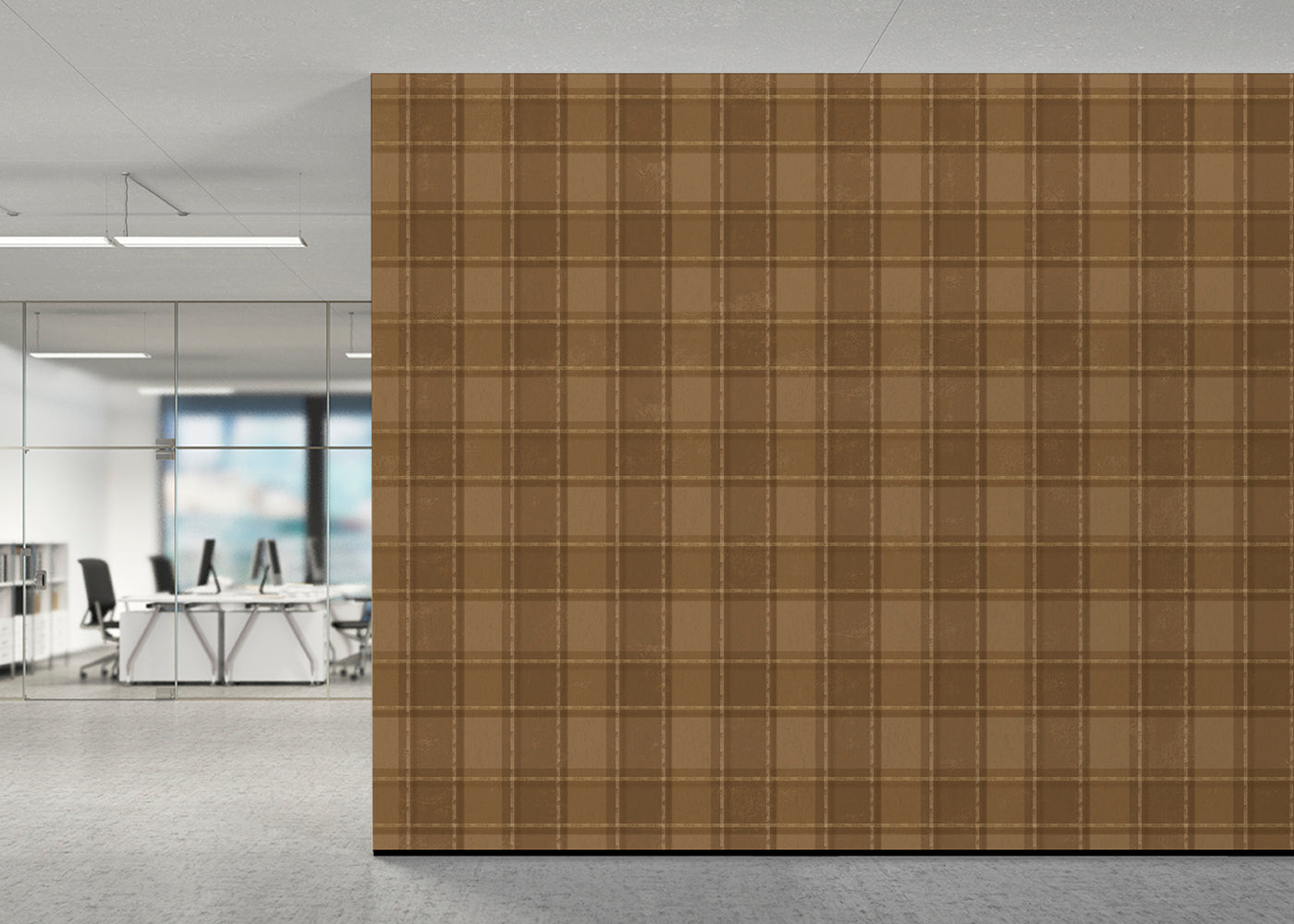 Phat Plaid Mural - Muir Cafe