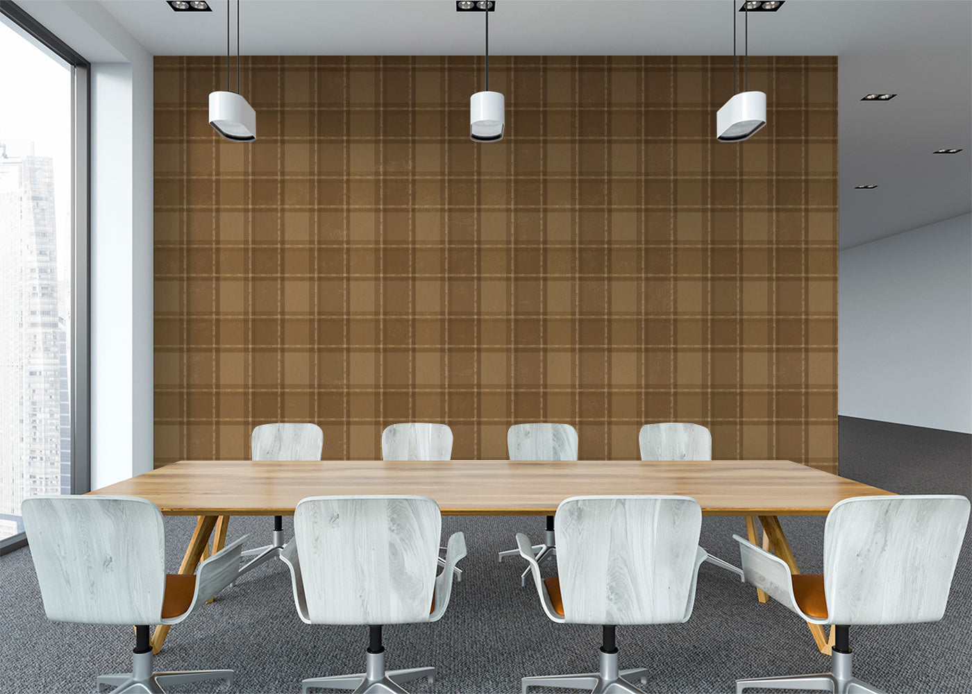 Phat Plaid Mural - Muir Cafe