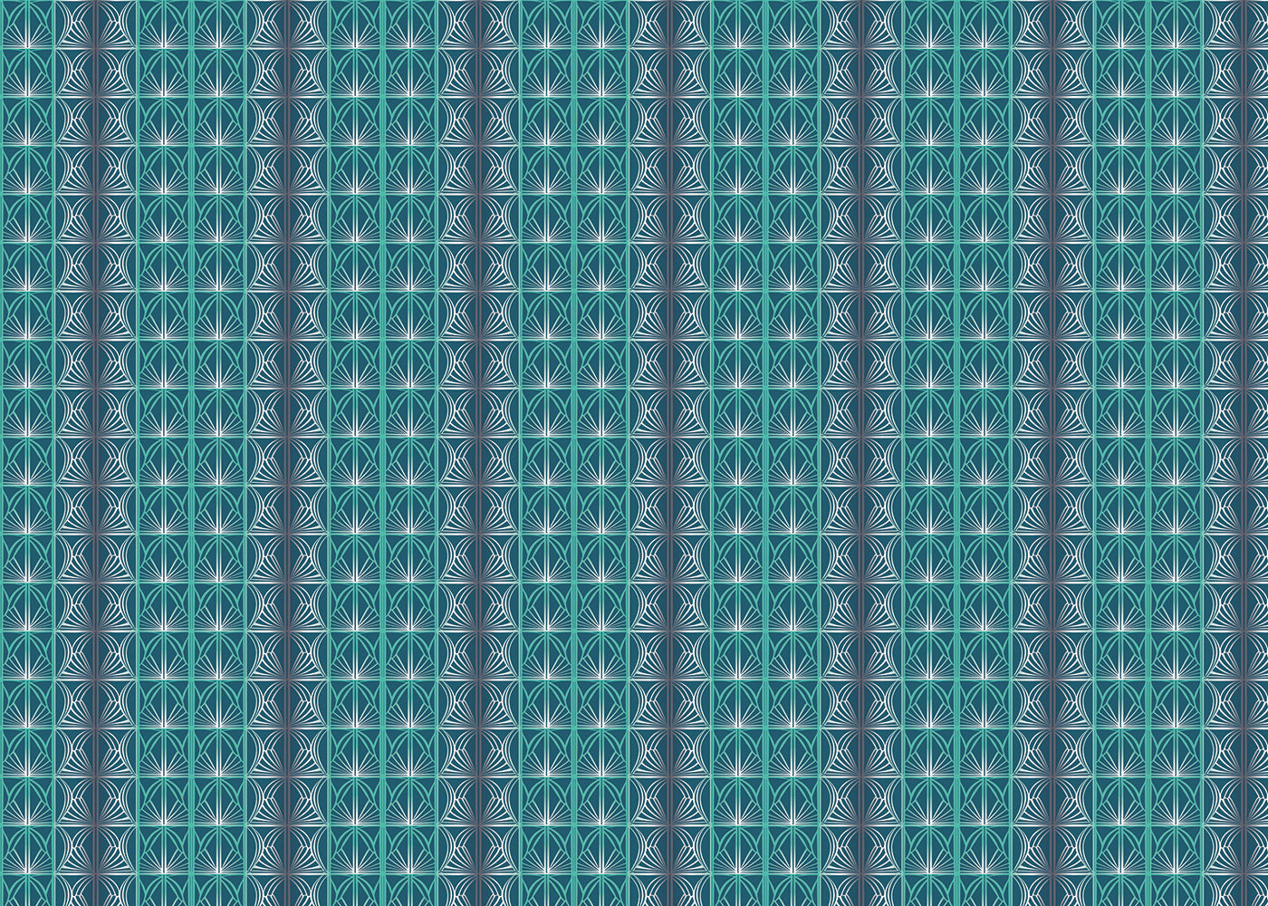 Art Deco - Peacock - Sample