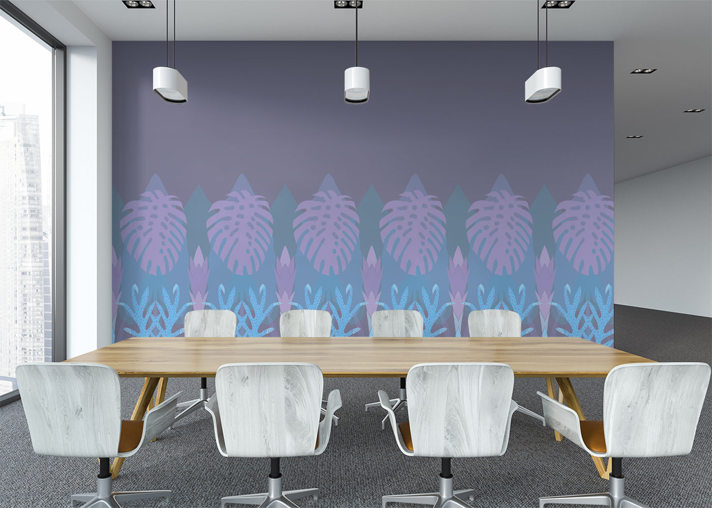 Tropical Wainscot - Aubergine