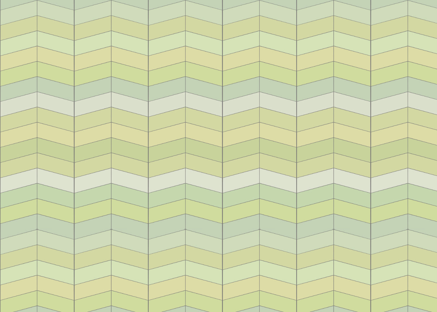 Chevron Deco - Early Spring - Sample