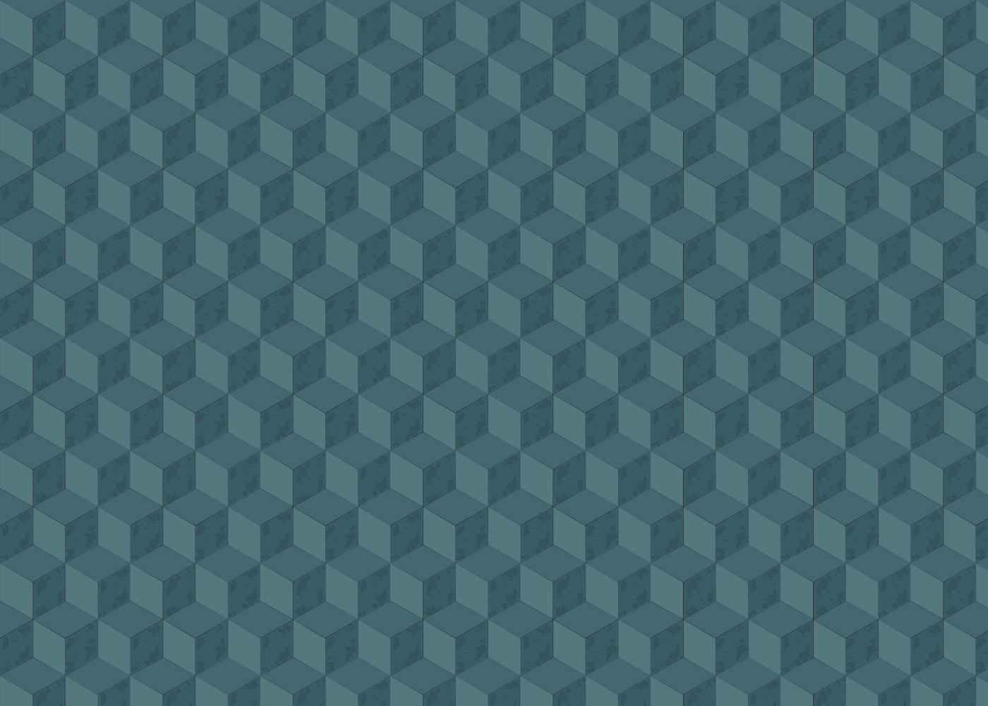 Roman Cubic - Dark Blue - Sample