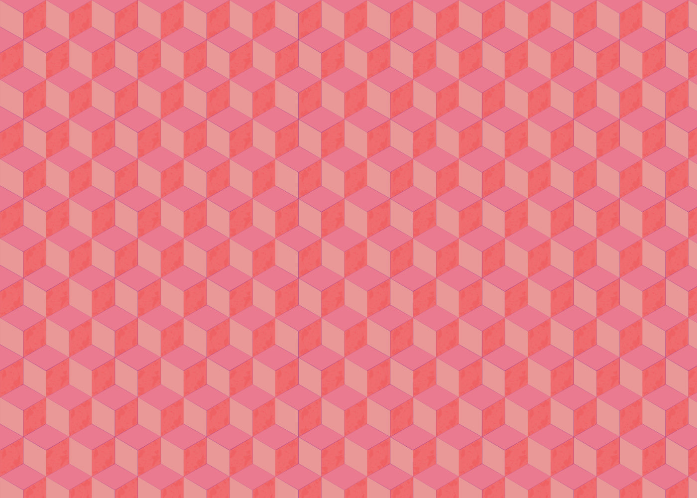 Roman Cubic - Pinks - Sample