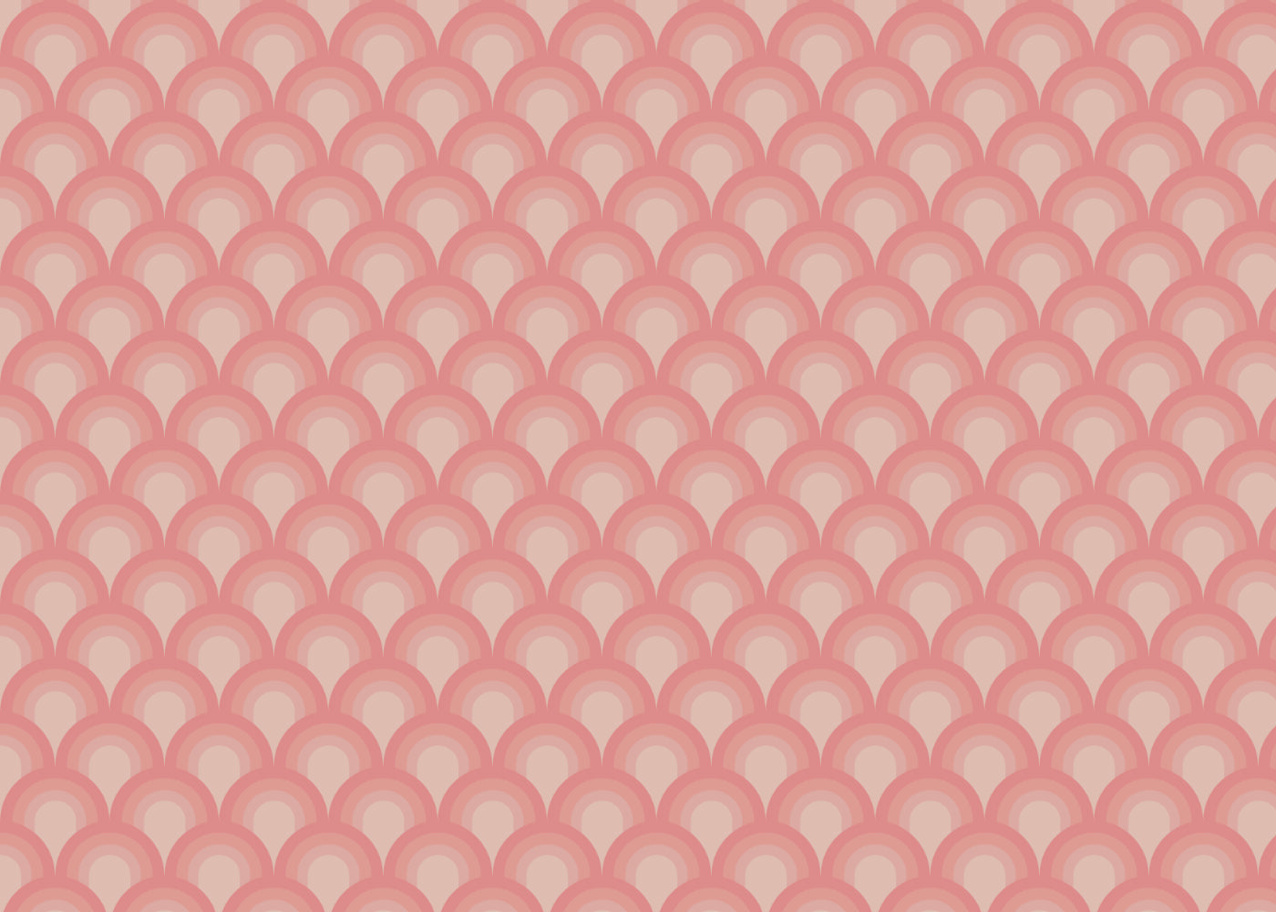 Rainbow Arch - Pastel Pinks - Sample