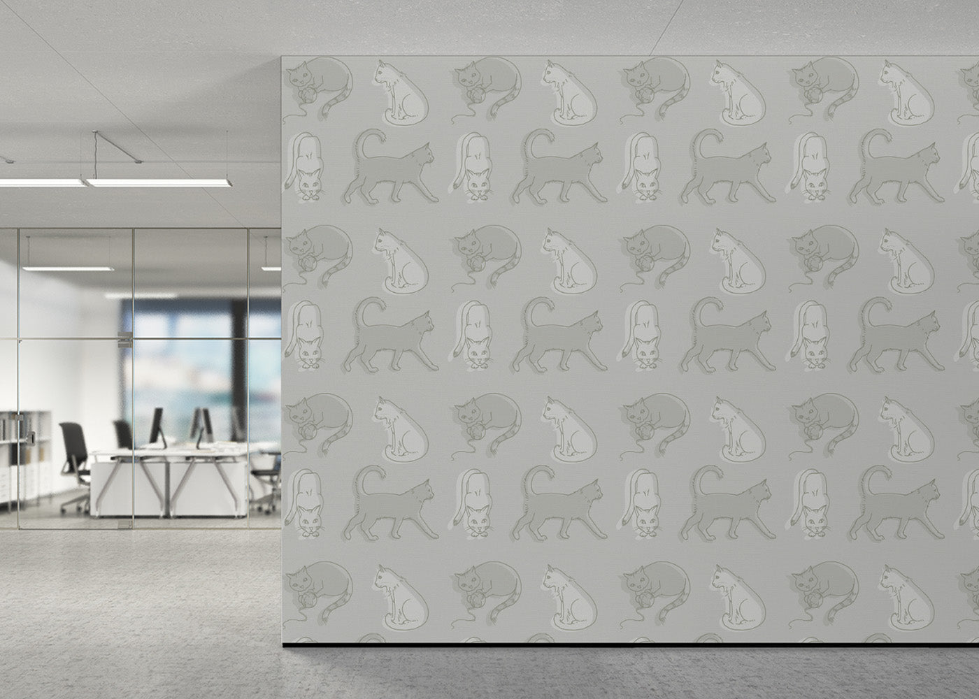 Simple Cat - Pewter