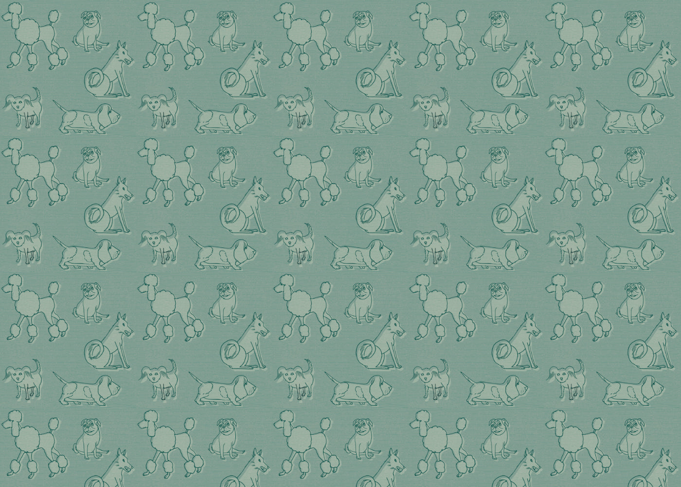 Simple Dog - Blue Merle - Sample