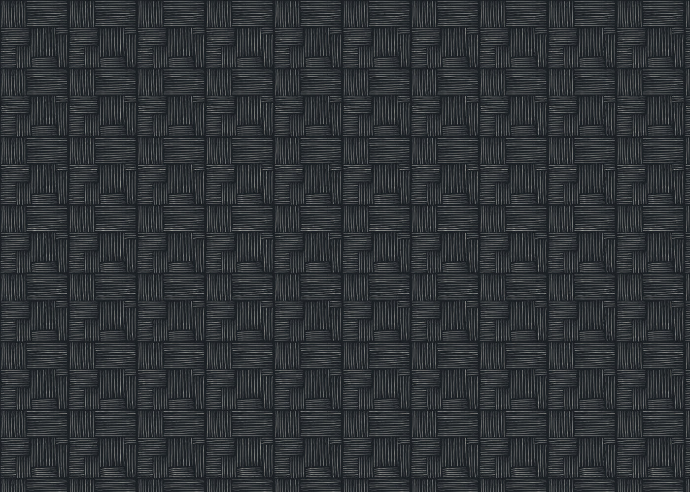 Basket Weave - Ebony - Sample