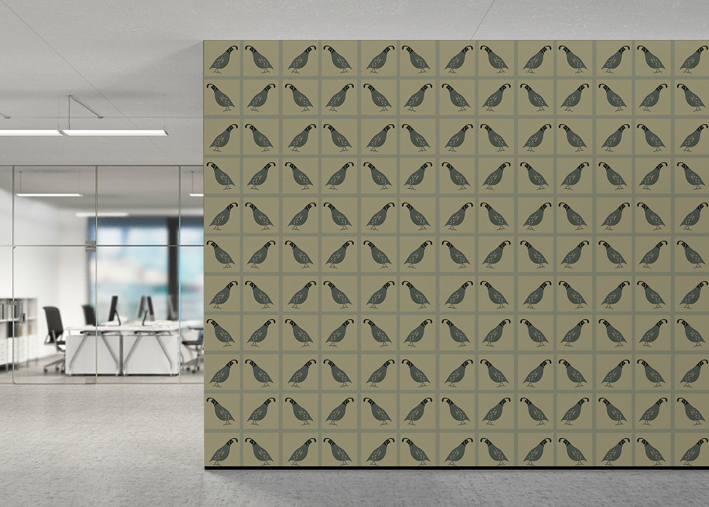 Quails - Green Gray