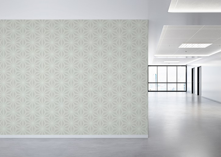 Japanese Hexagons - Cloister Gray