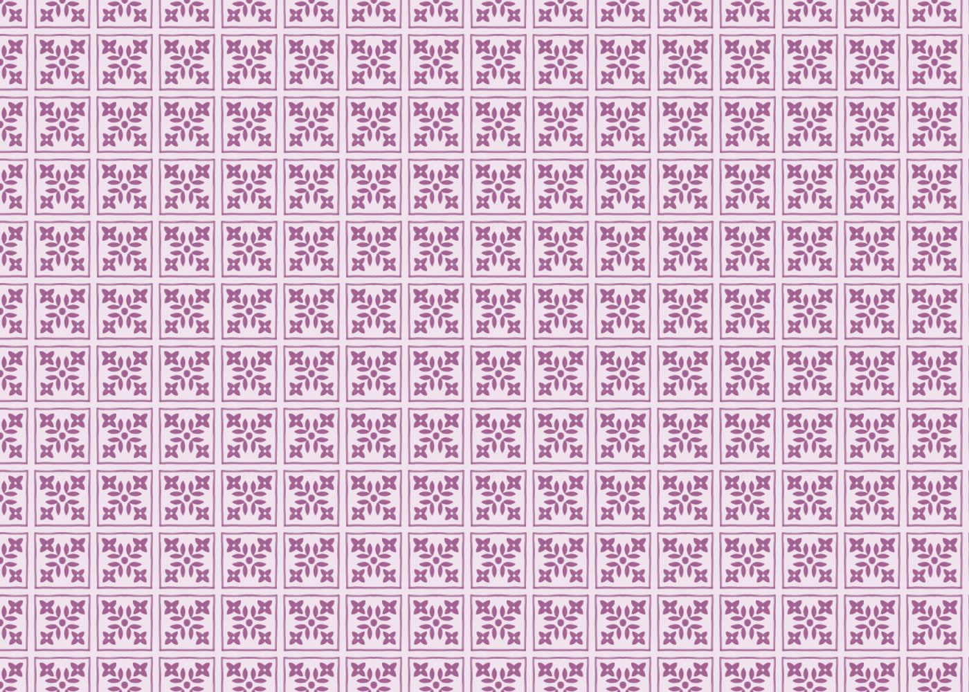 Foliar Quadrant Tiles - Purple - Sample