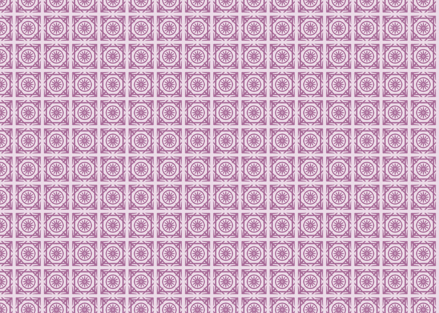 Compass Rose Tiles - Purple - Sample