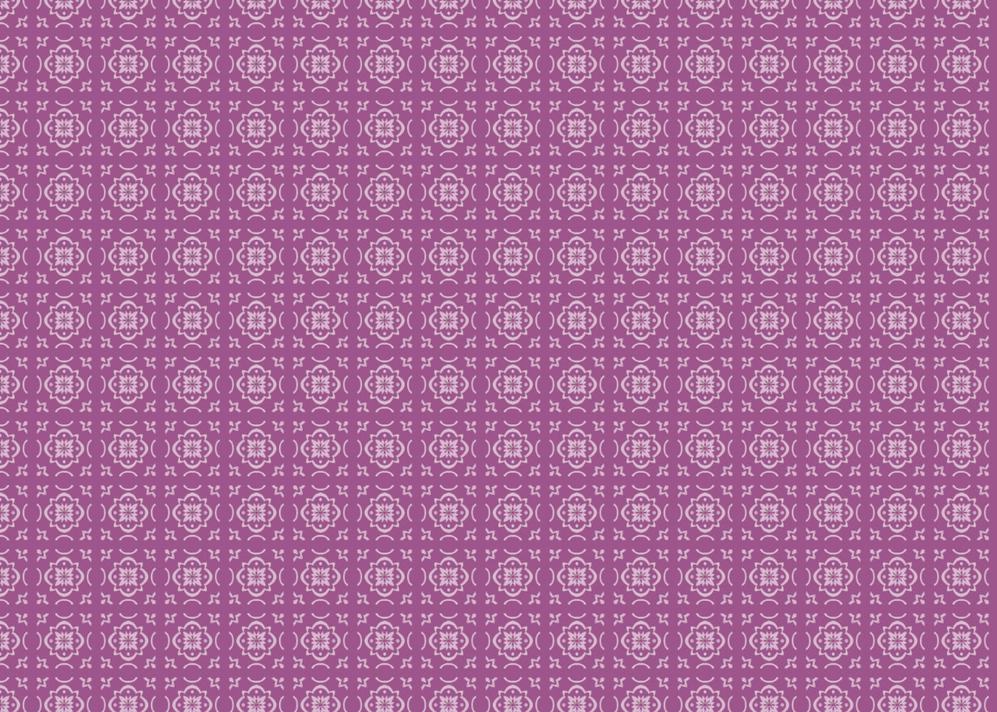 Garden Lattice Tiles - Purple - Sample