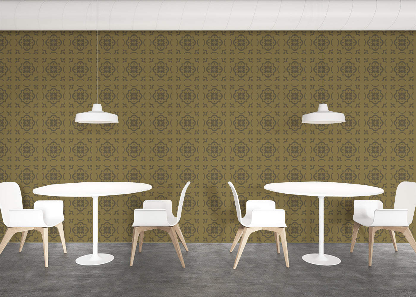 Garden Lattice Tiles - Gold