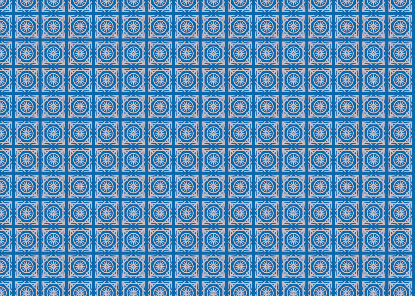 Starlight Tapestry Tiles - Blue - Sample