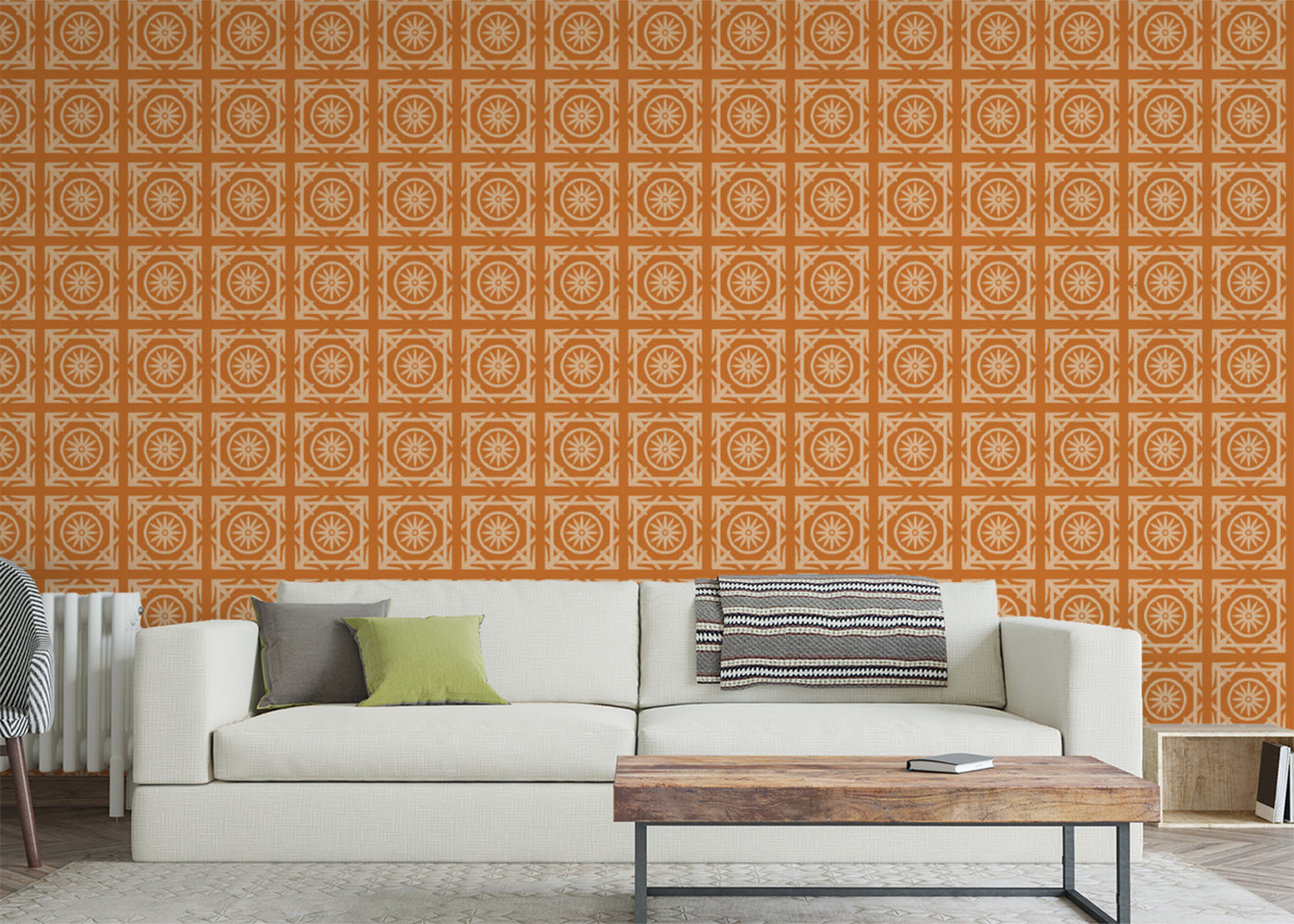 Starlight Tapestry Tiles - Orange