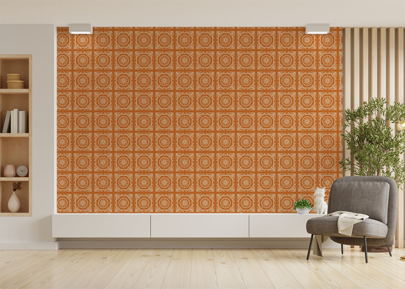 Starlight Tapestry Tiles - Orange