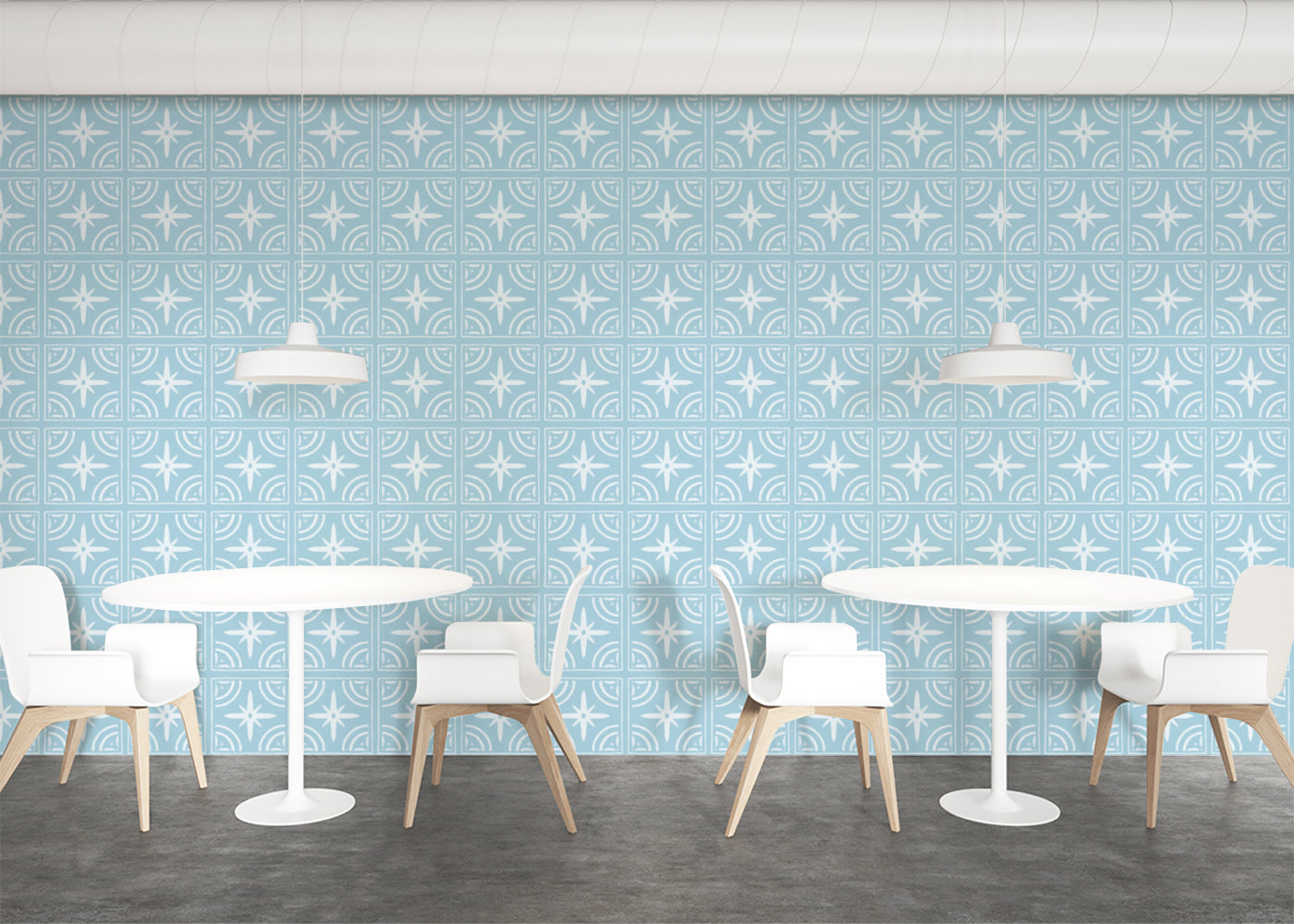 Celestial Ripples Tiles - Turquoise