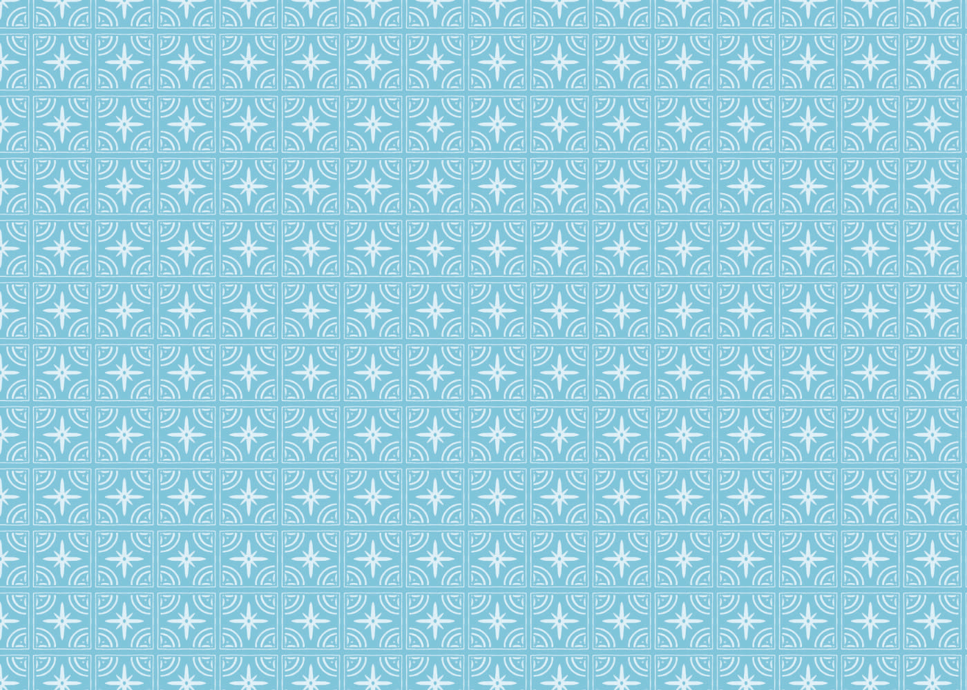 Celestial Ripples Tiles - Turquoise - Sample