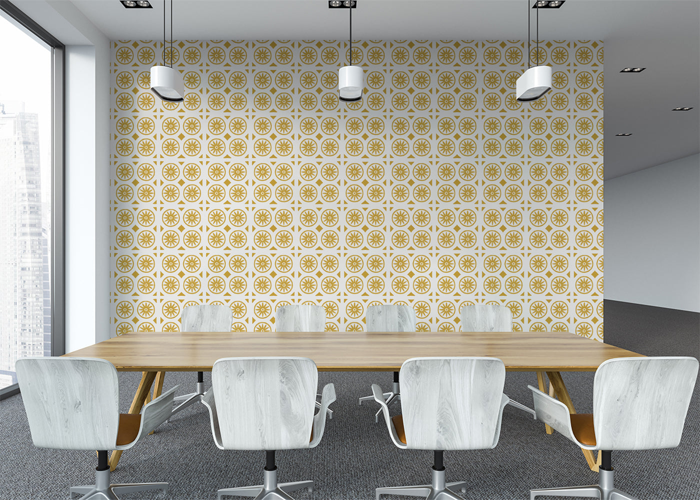 Sunwheel Majesty Tiles - Orange