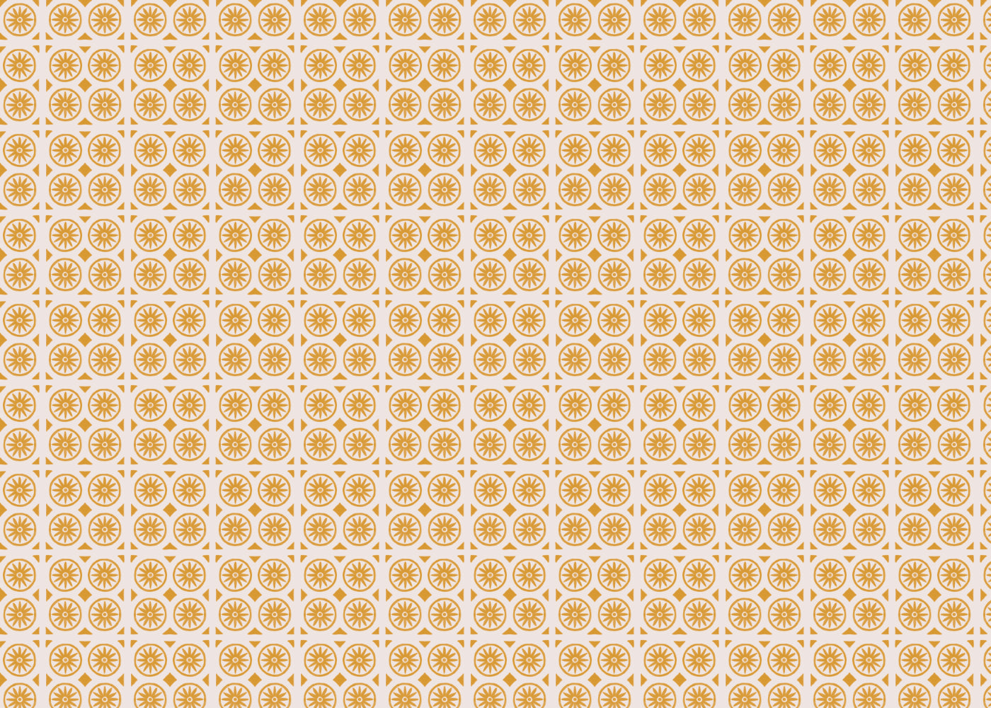 Sunwheel Majesty Tiles - Orange - Sample