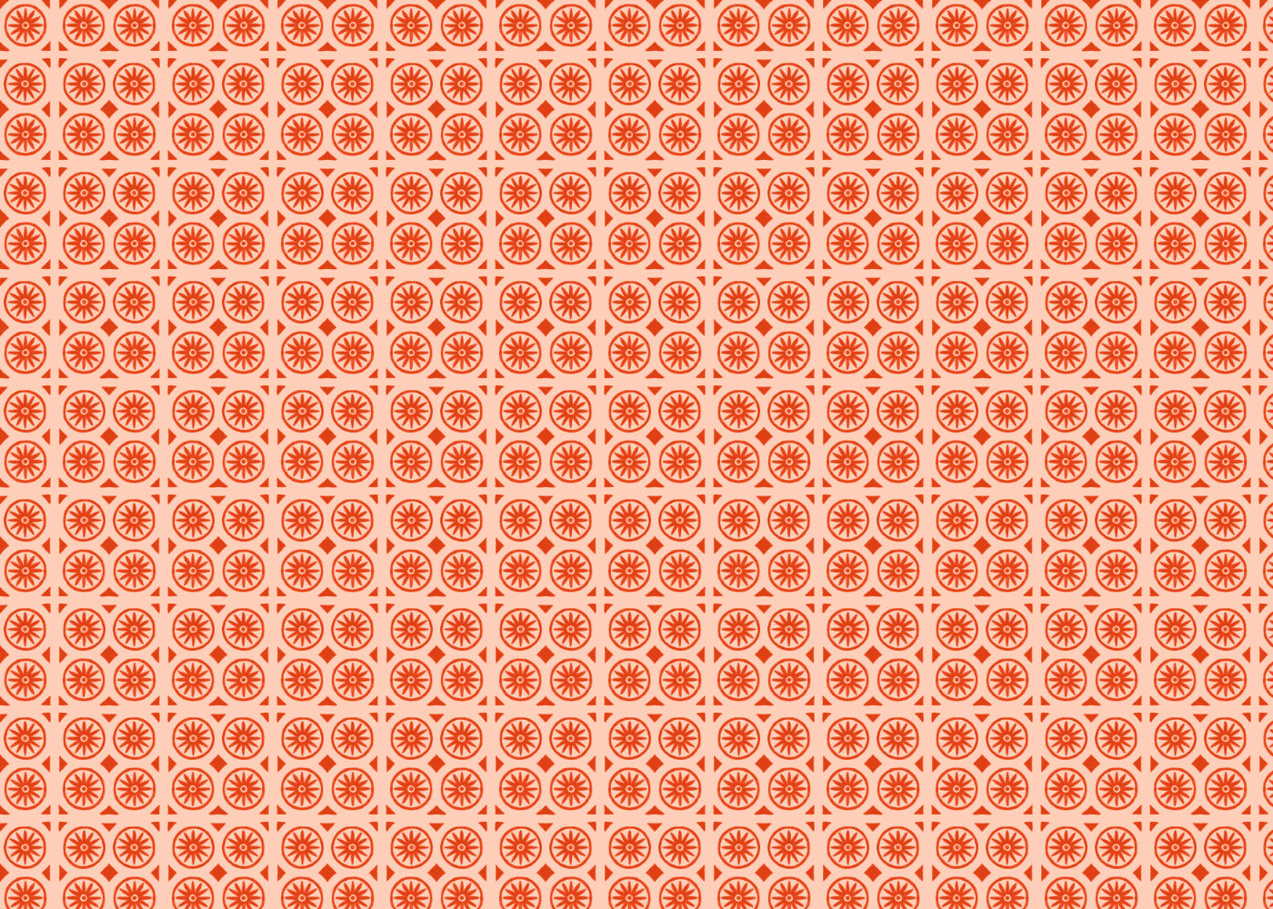 Sunwheel Majesty Tiles - Red - Sample