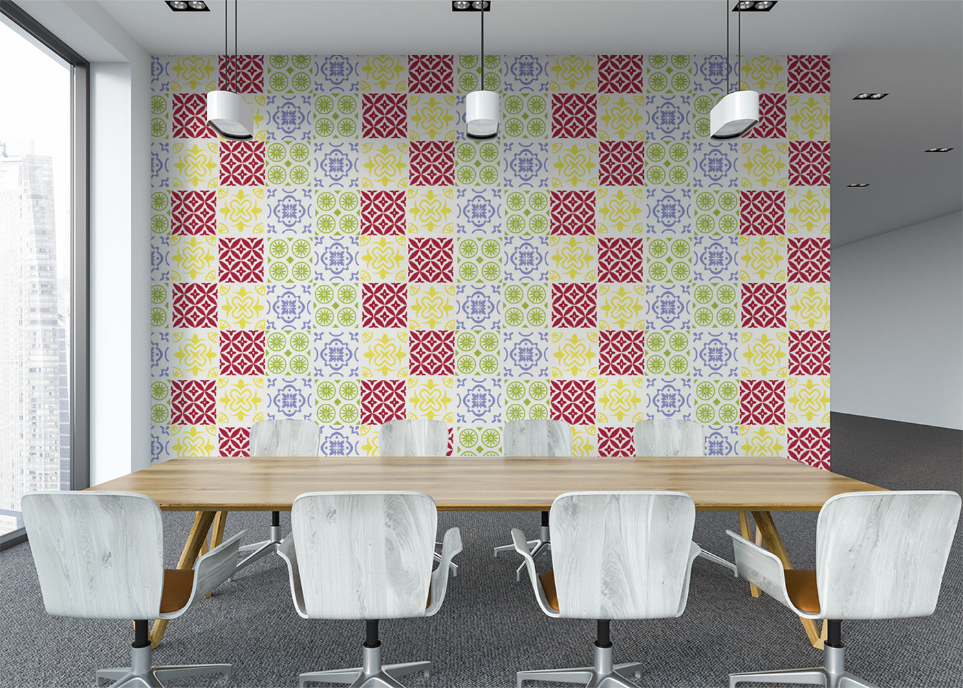 Patchwork Elegance Tiles - Primary