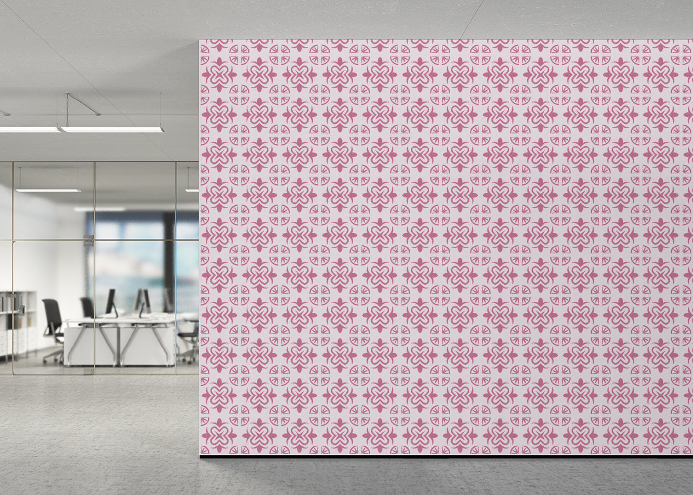 Mandala Flair Tiles - Pink