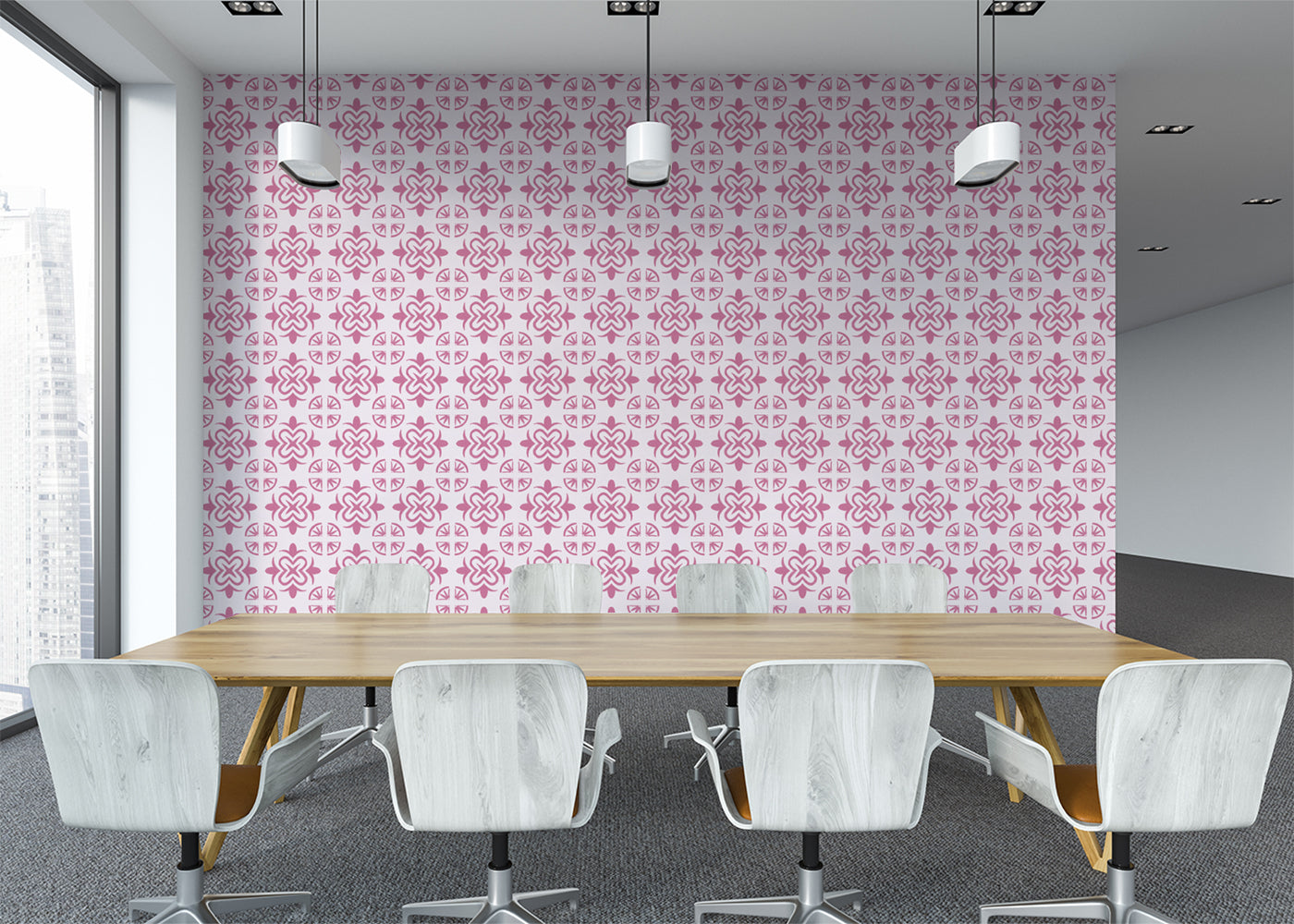 Mandala Flair Tiles - Pink