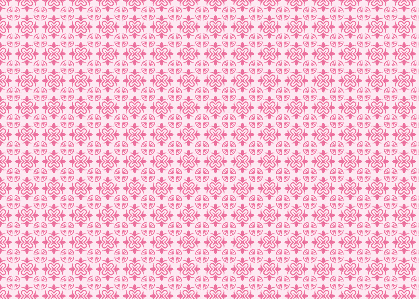 Mandala Flair Tiles - Pink