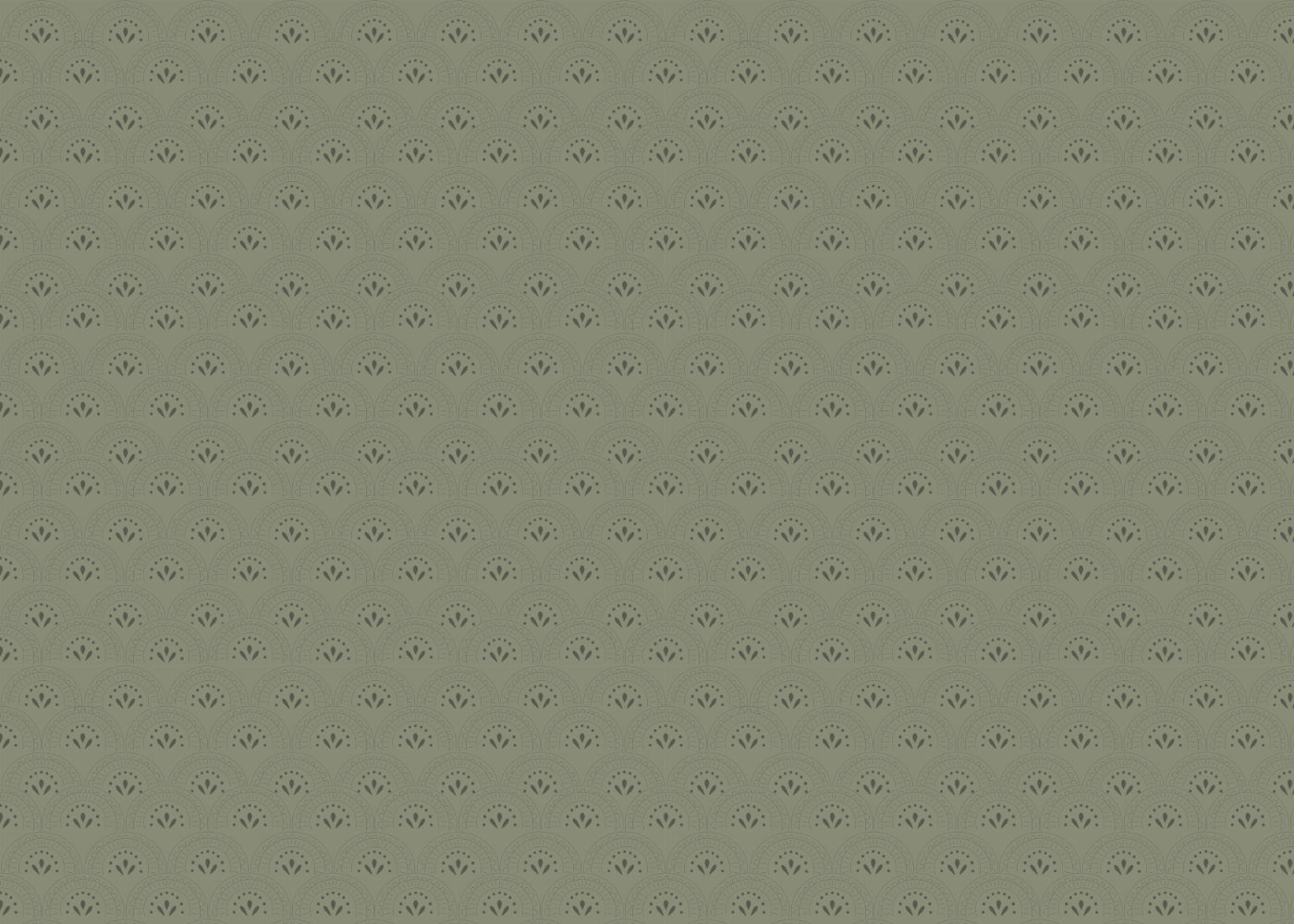 Artisanal Sunbursts - Green - Sample