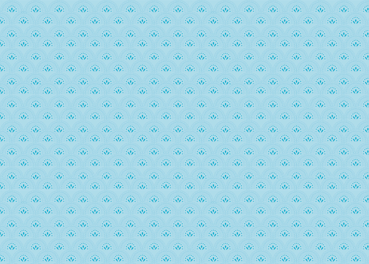 Artisanal Sunbursts - Blue - Sample