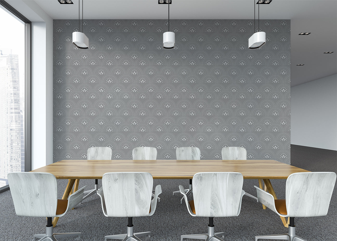 Artisanal Sunbursts - Gray