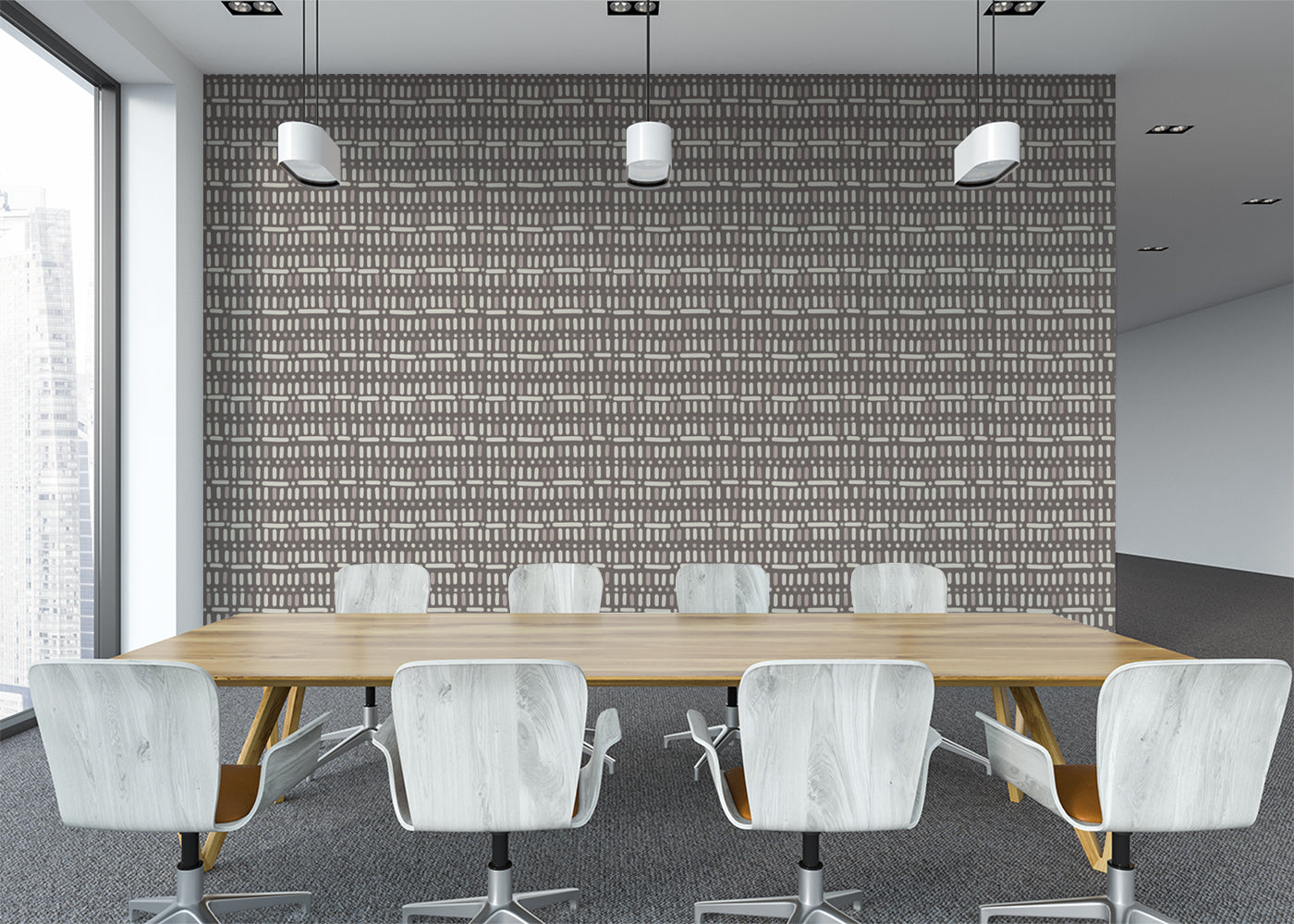 Baroque Dots and Stripes - Neutral