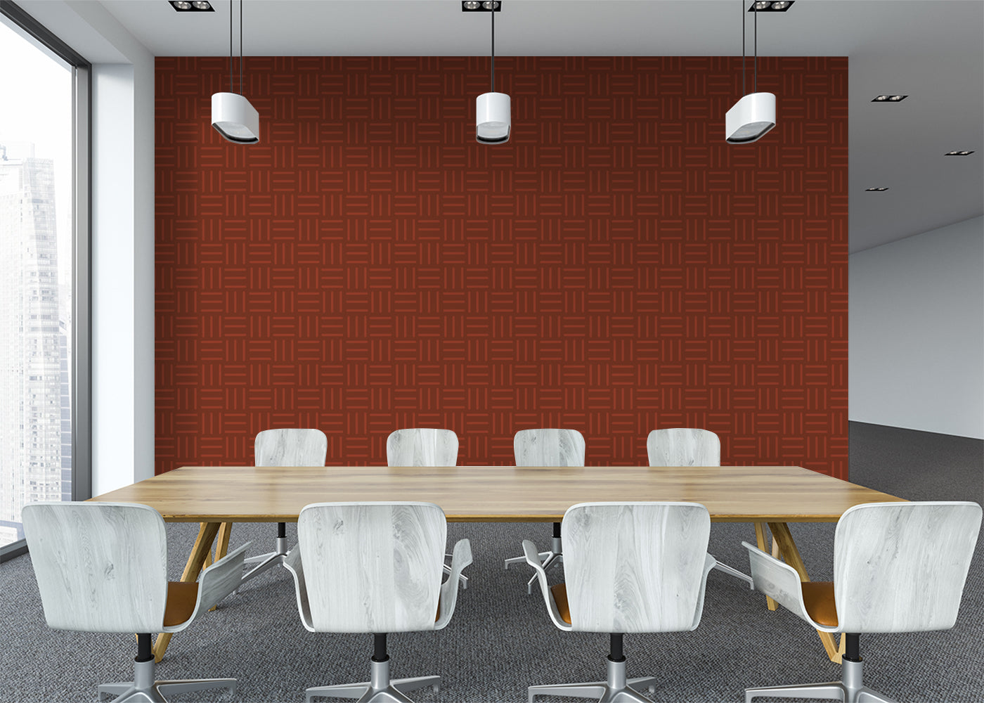 Linear Minimalism - Red