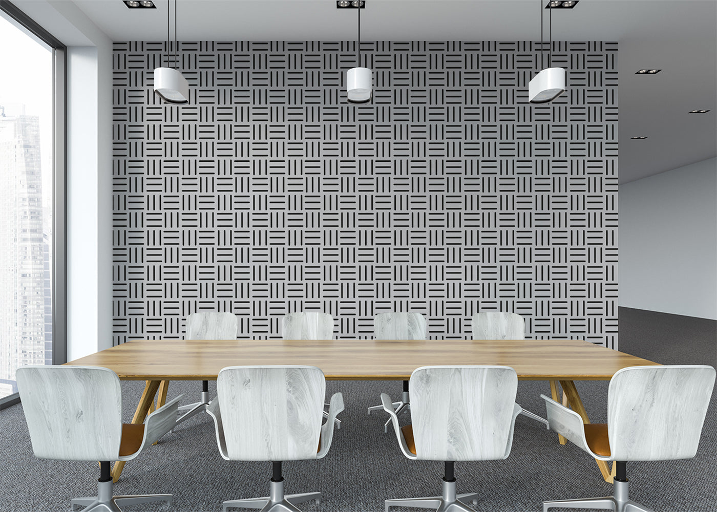 Linear Minimalism - Gray