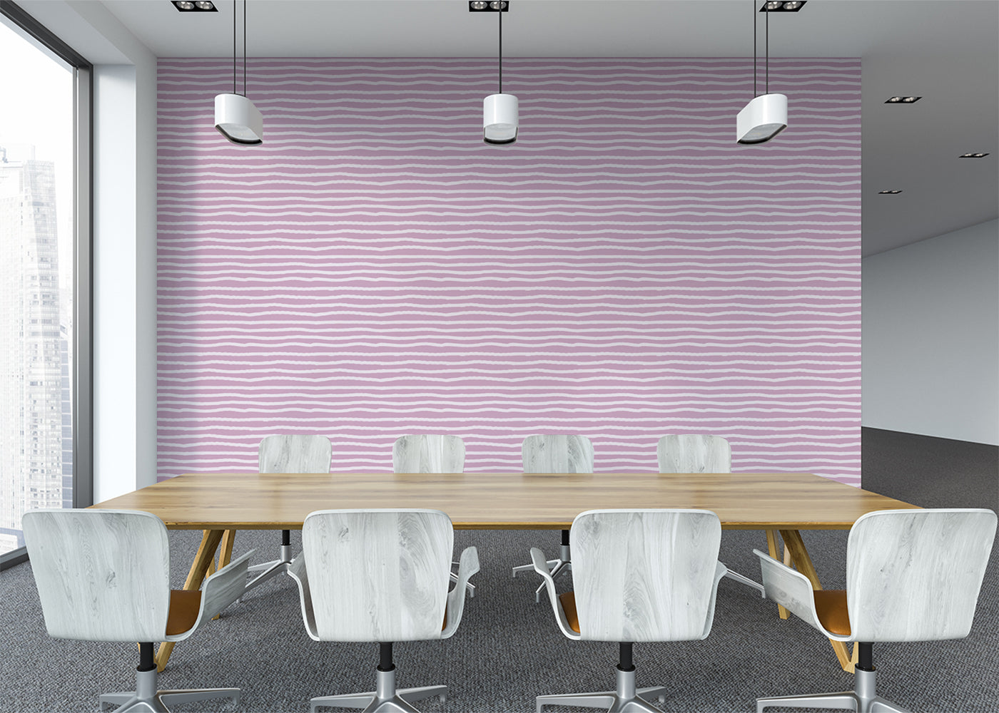 Striped Serenity - Pink