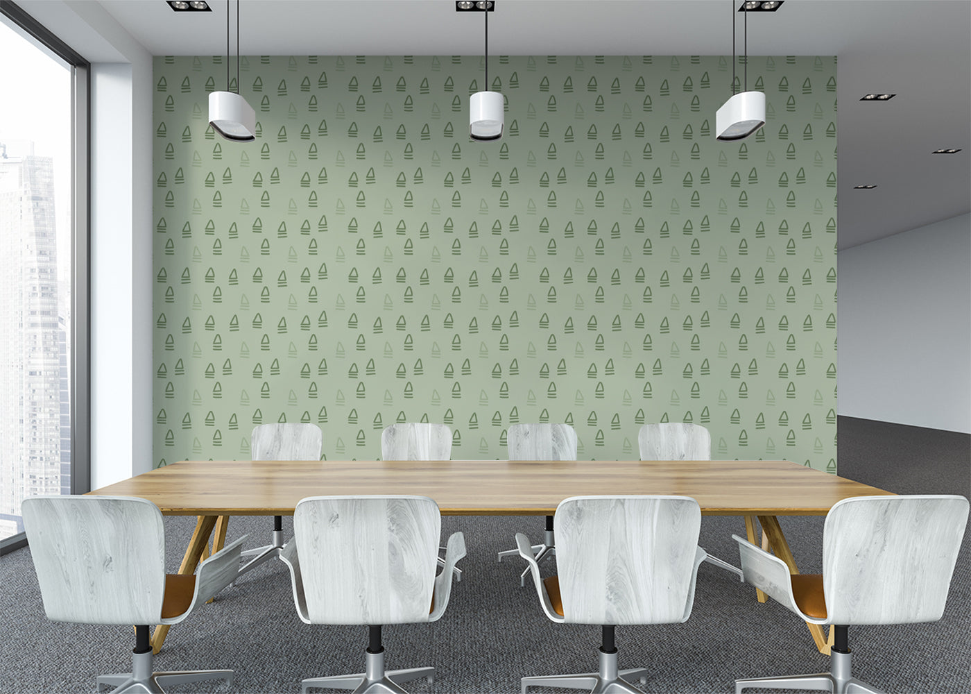 Abstract Trio - Green