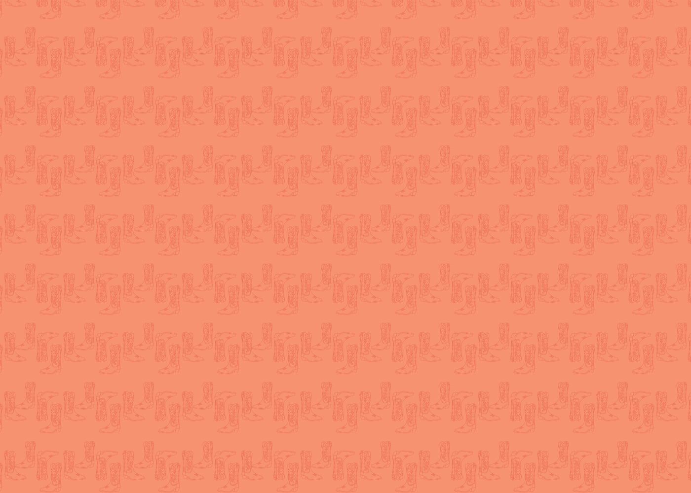 Cowboy Boots - Orange - Sample