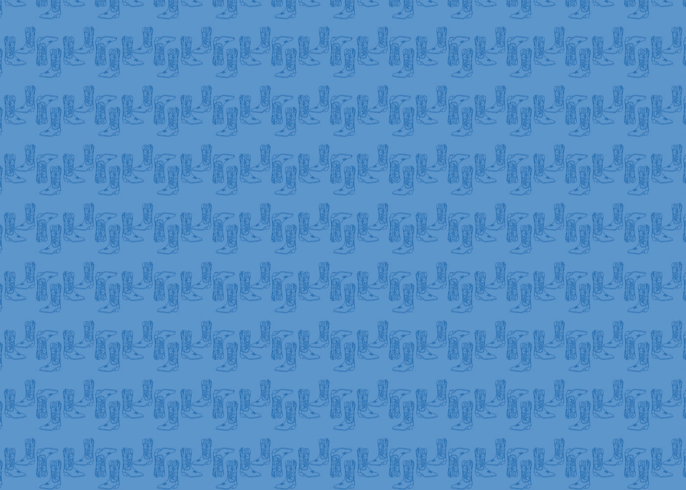 Cowboy Boots - Blue - Sample