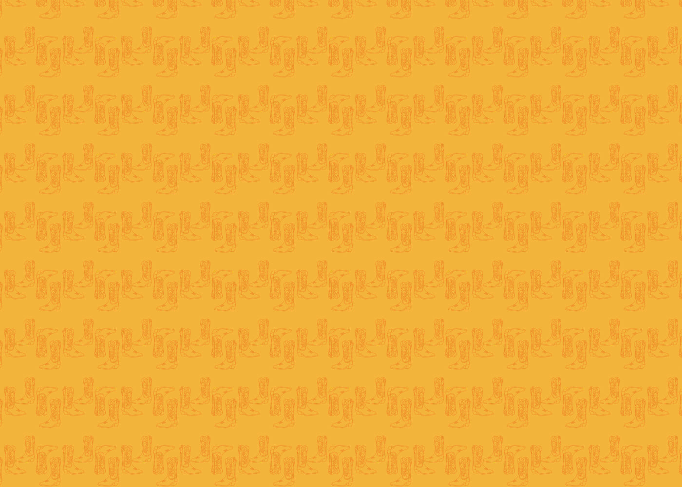 Cowboy Boots - Yellow - Sample