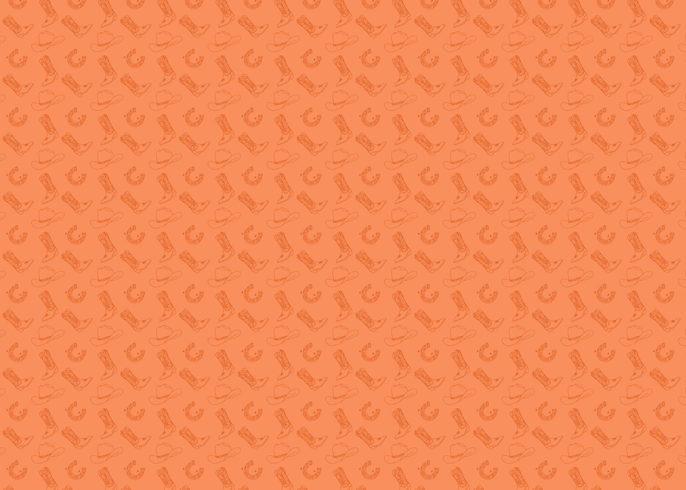 Rodeo Relics - Orange - Sample