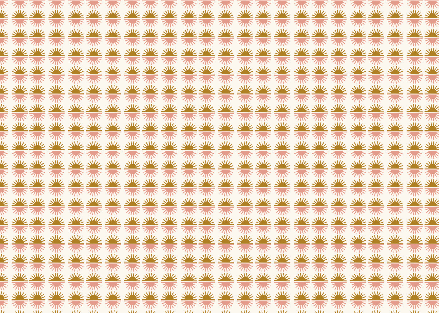 Solar Flare - Pink and Gold - Sample