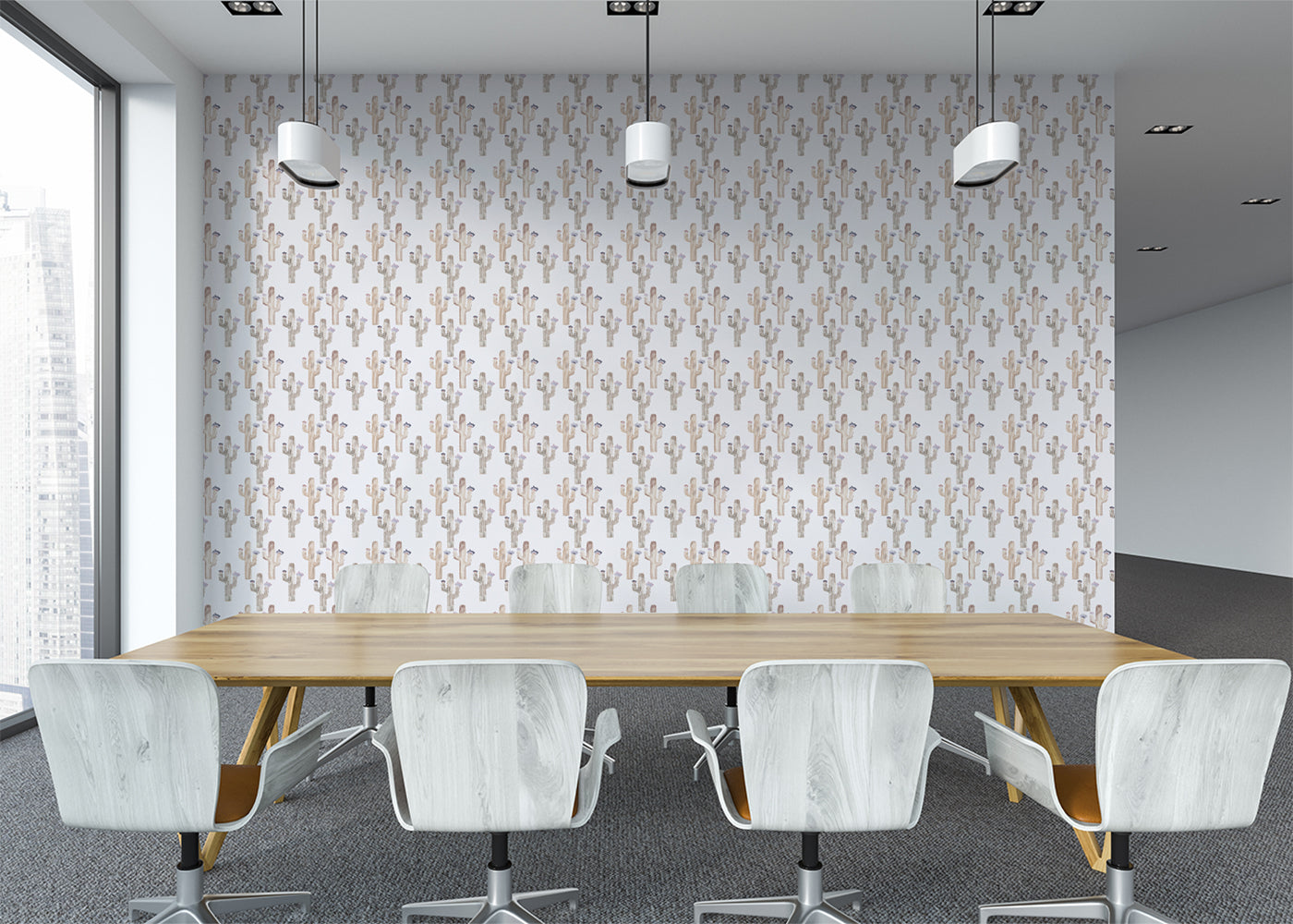 Desert Cacti Blossoms - Neutral