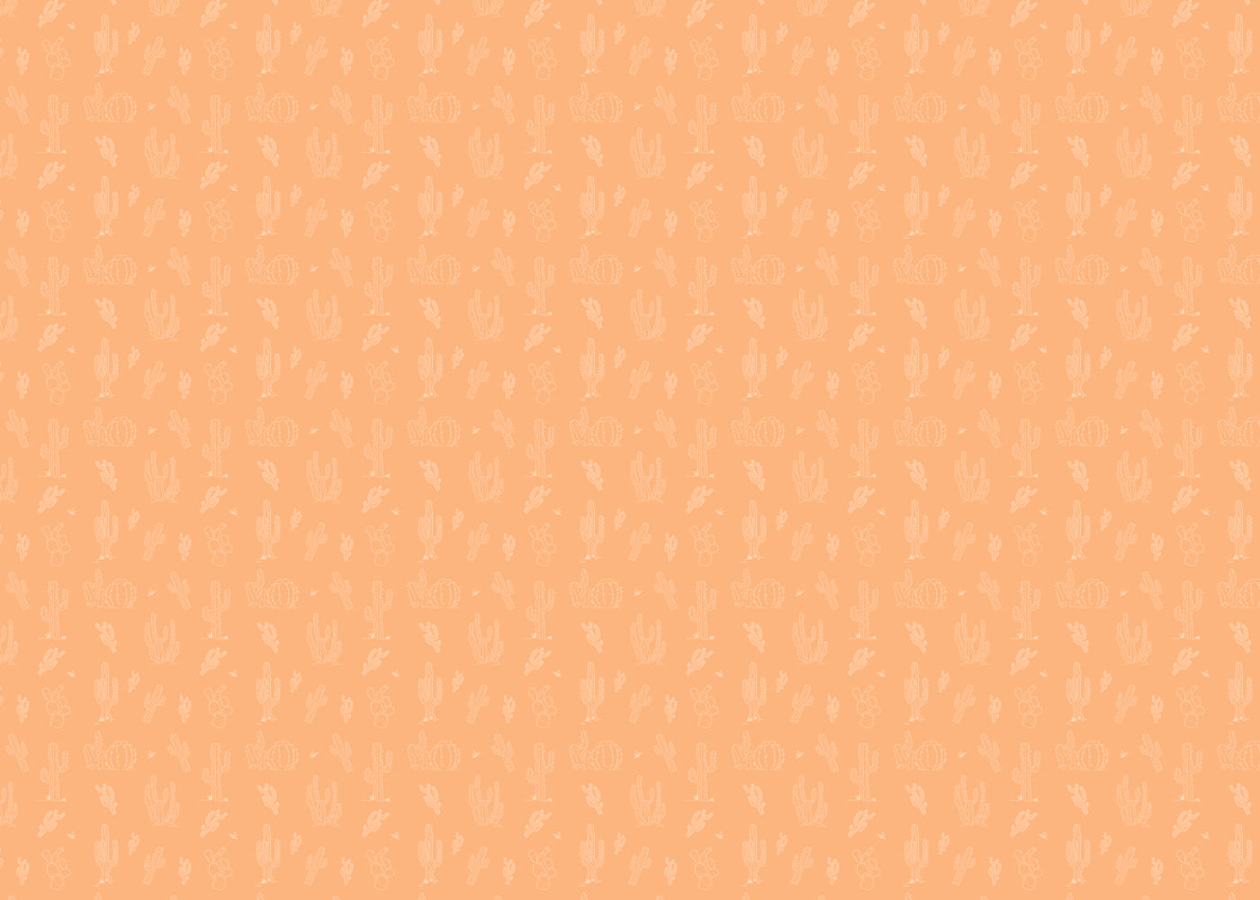 Desert Doodles - Orange - Sample