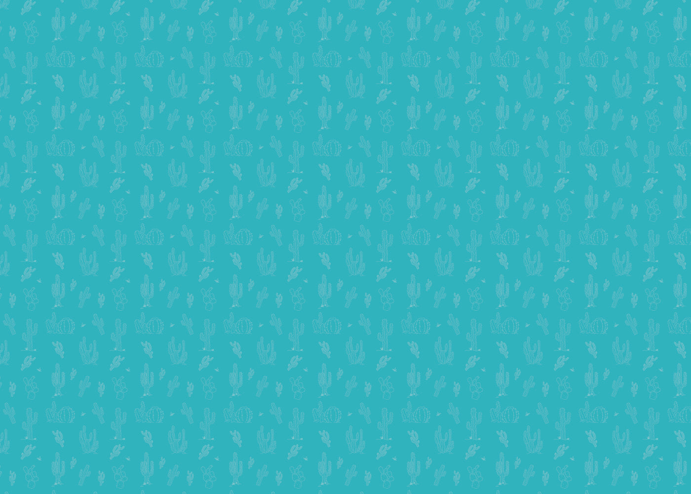 Desert Doodles - Blue - Sample