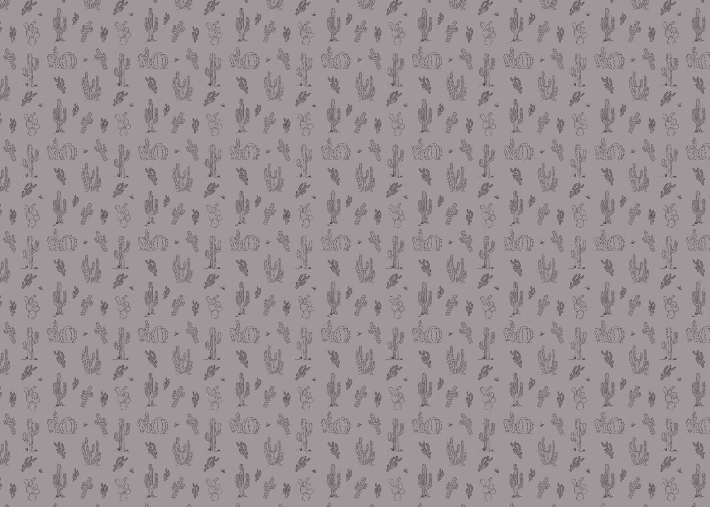 Desert Doodles - Gray - Sample